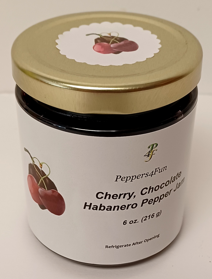 Cherry, Chocolate Habanero Jam