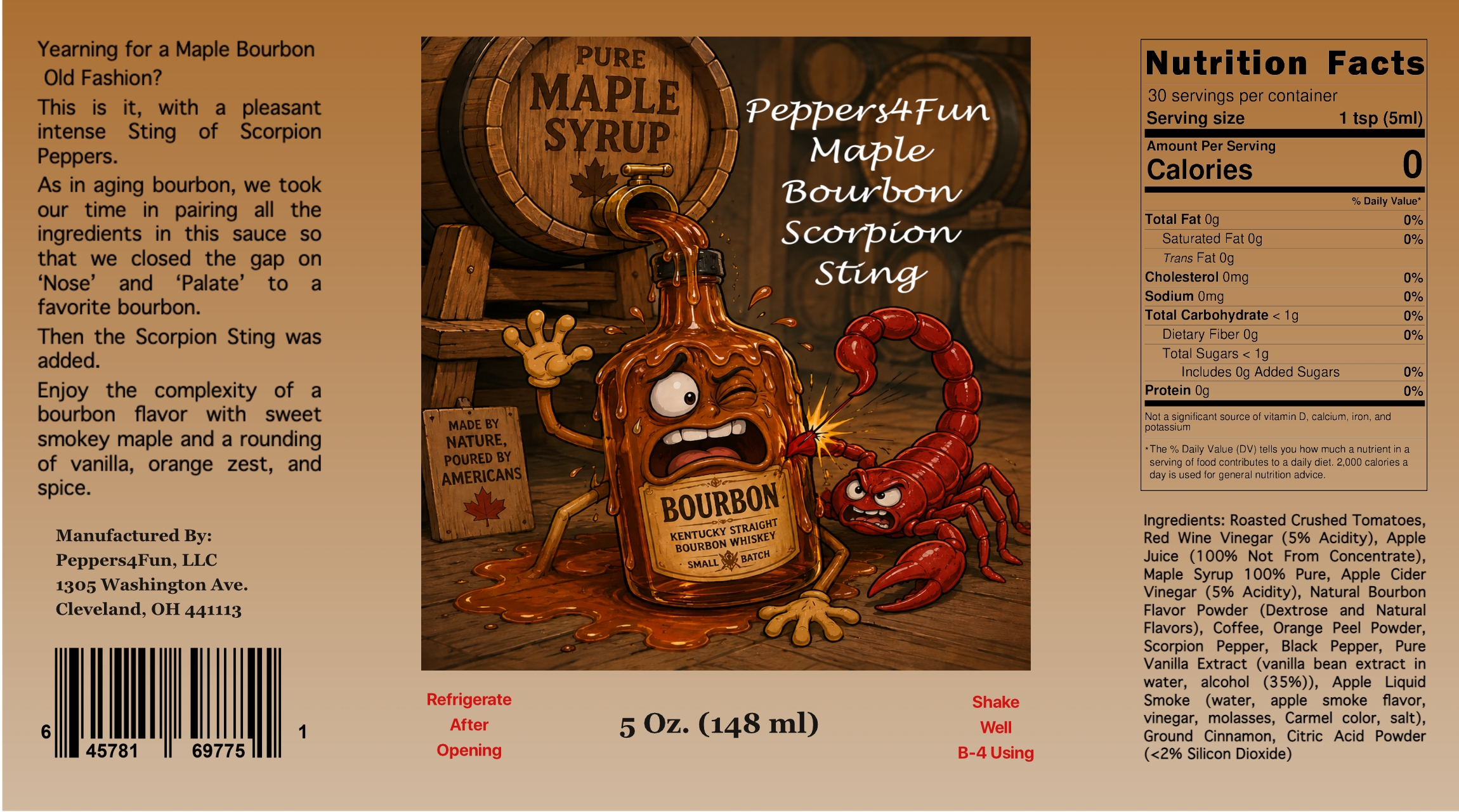 Maple Bourbon Scorpion Sting
